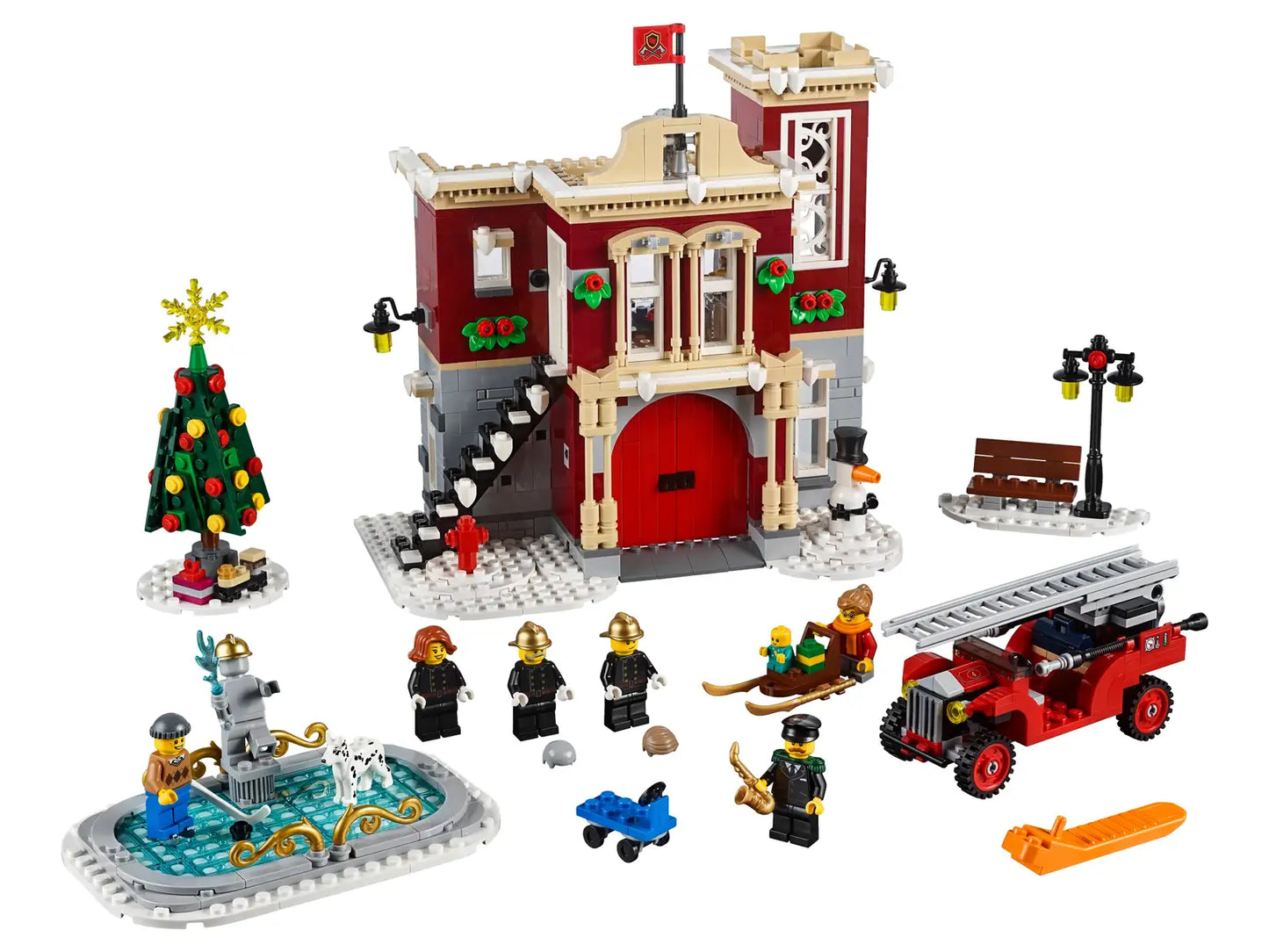 LEGO Christmas Winter Village Fire Station 10263