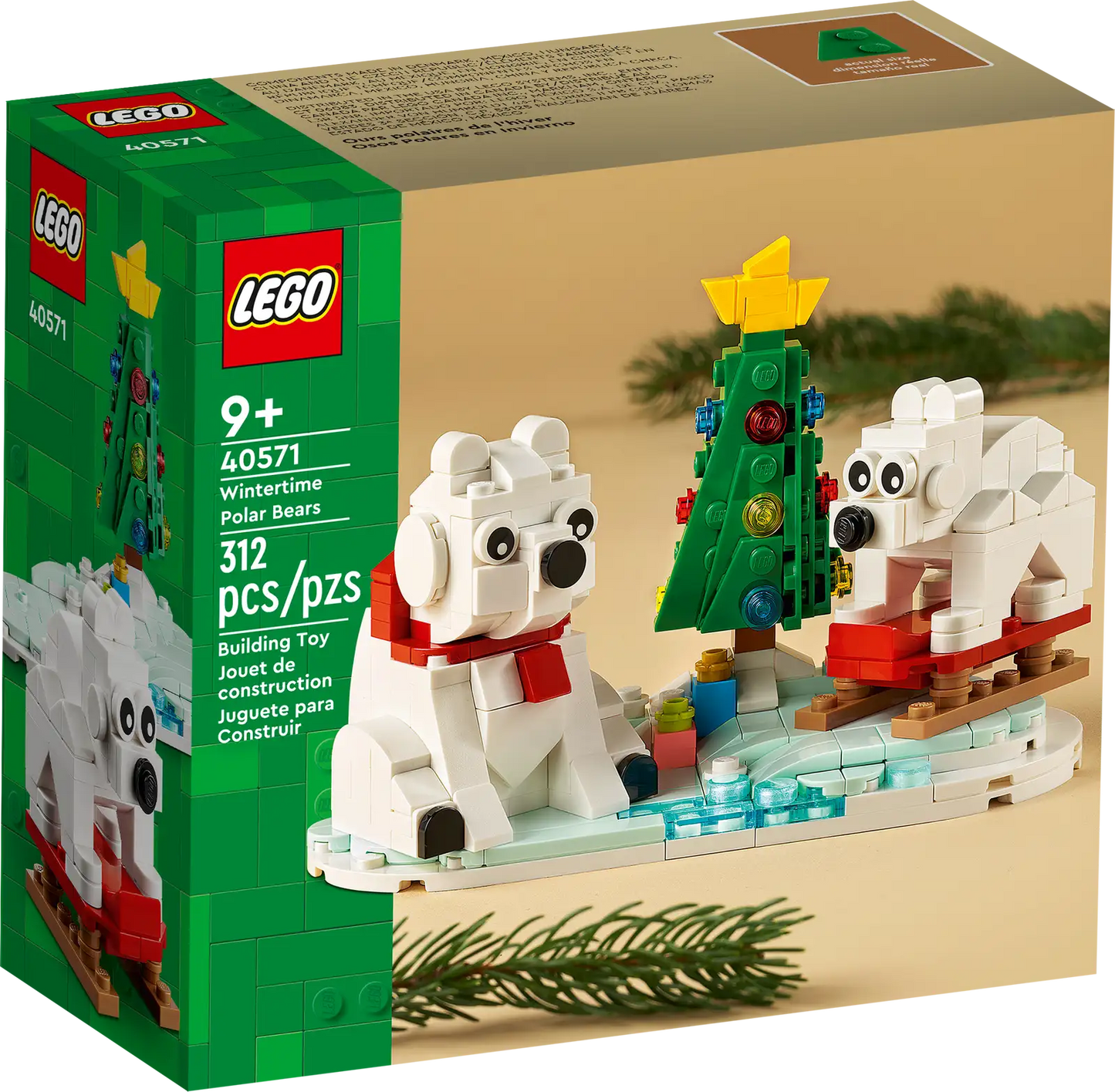 LEGO Christmas Wintertime Polar Bears 40571