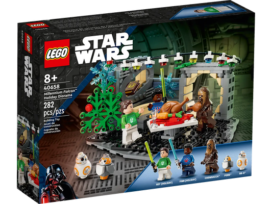 LEGO Seasonal Star Wars: Millennium Falcon Holiday Diorama 40658