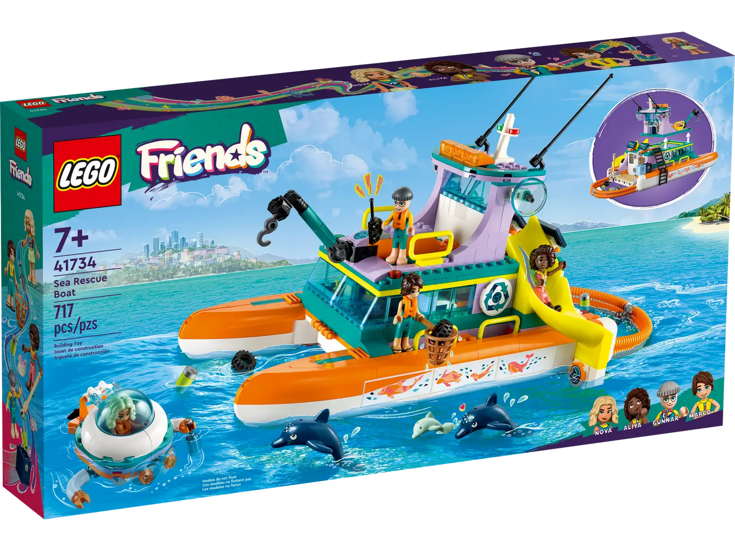 LEGO Friends Sea Rescue Boat 41734