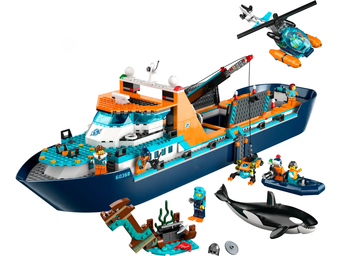 LEGO City Mobile Arctic Explorer Ship 60368