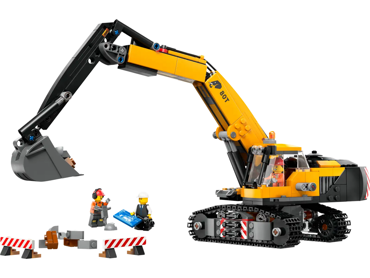 LEGO City Yellow Construction Excavator 60420