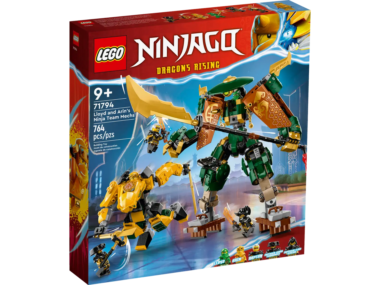 LEGO Ninjago Lloyd and Arin's Ninja Team Mechs 71794