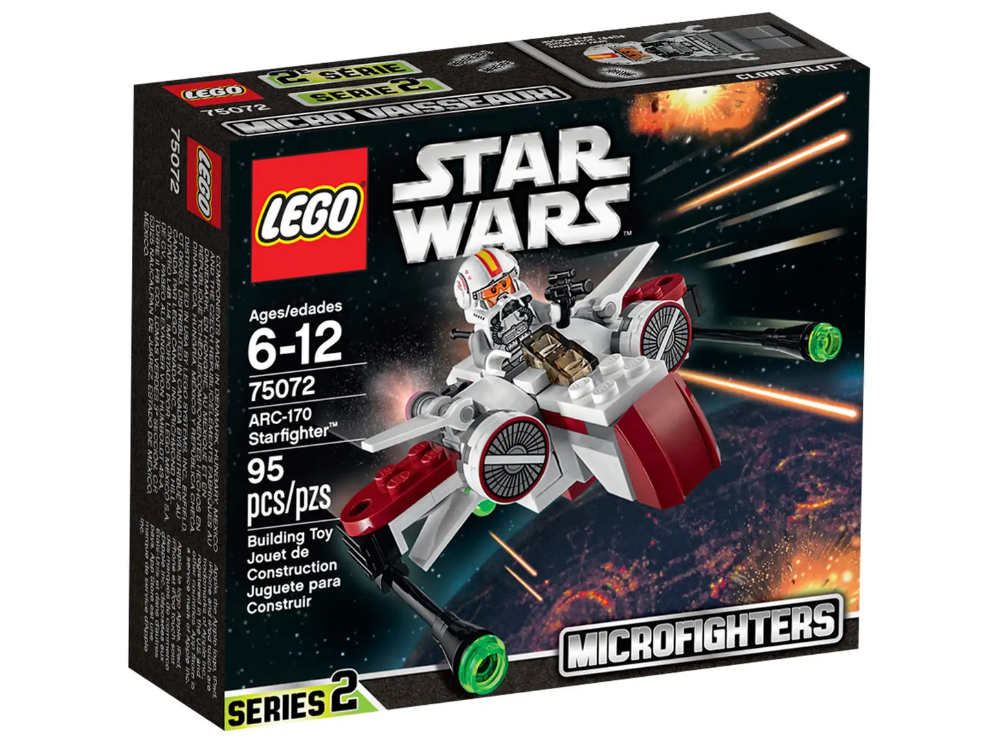 LEGO Star Wars ARC-170 Starfighter™ Microfighter 75072