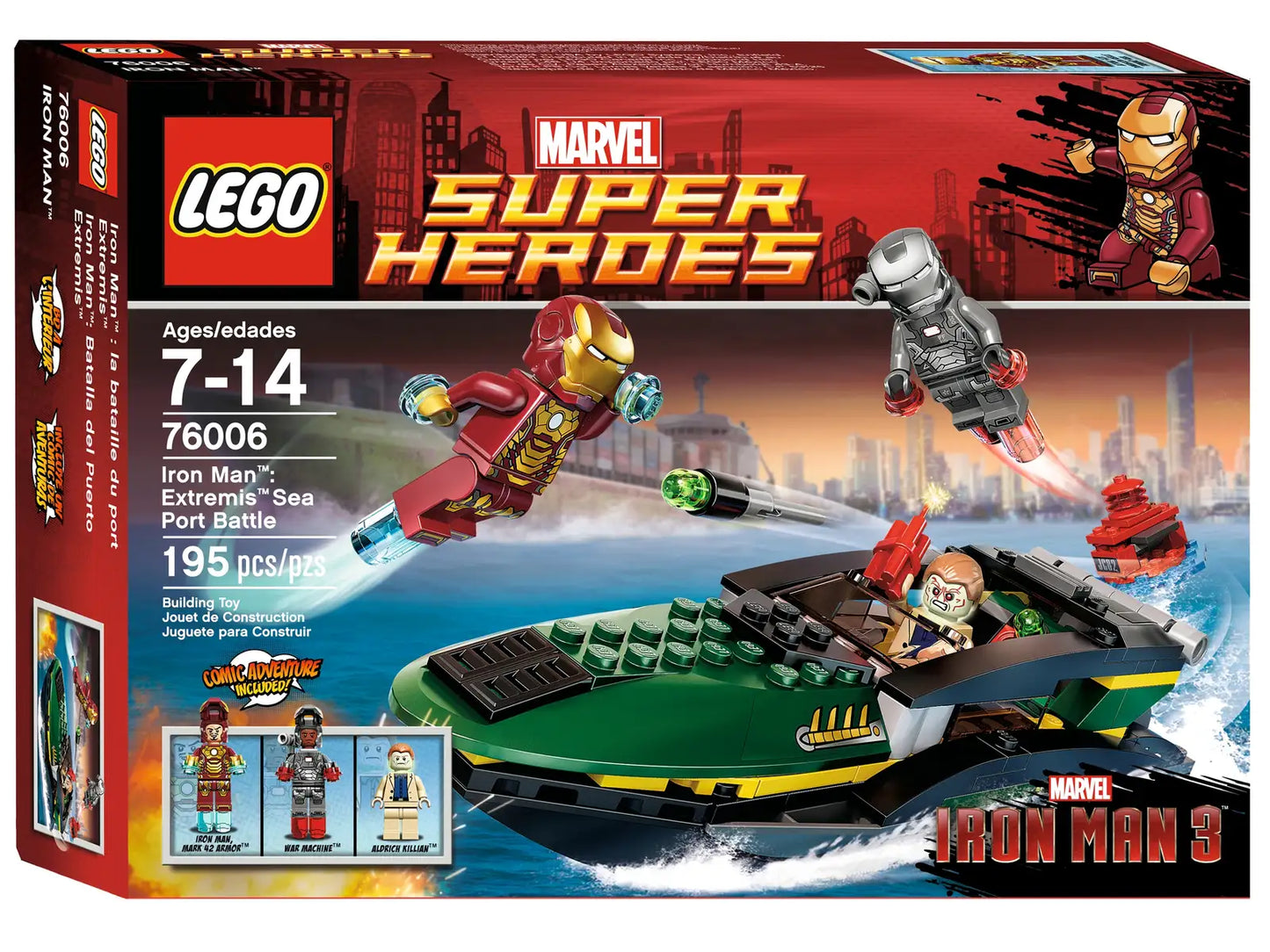 LEGO Marvel Iron Man: Extremis Sea Port Battle 76006
