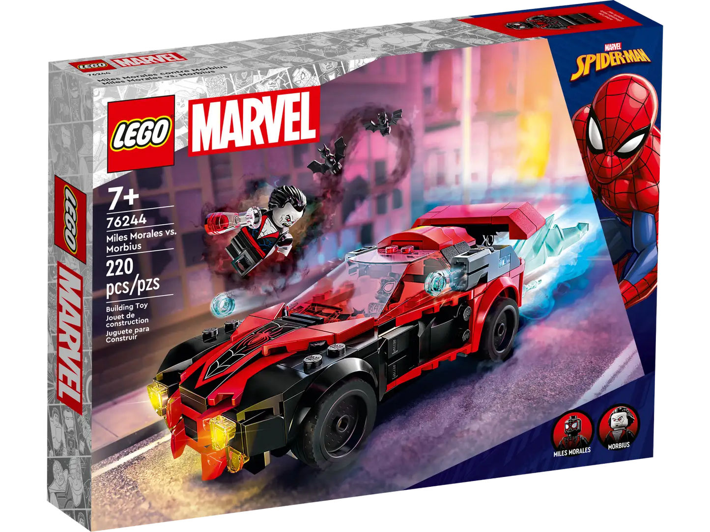 LEGO Marvel Miles Morales vs. Morbius 76244