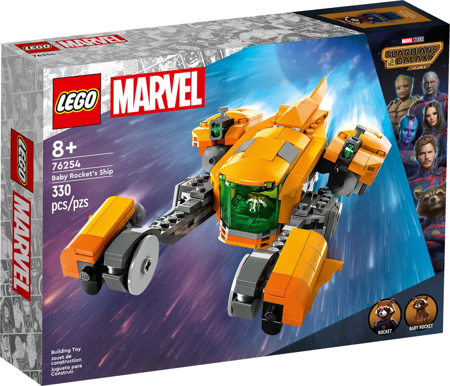 LEGO Marvel Baby Rocket's Ship 76254