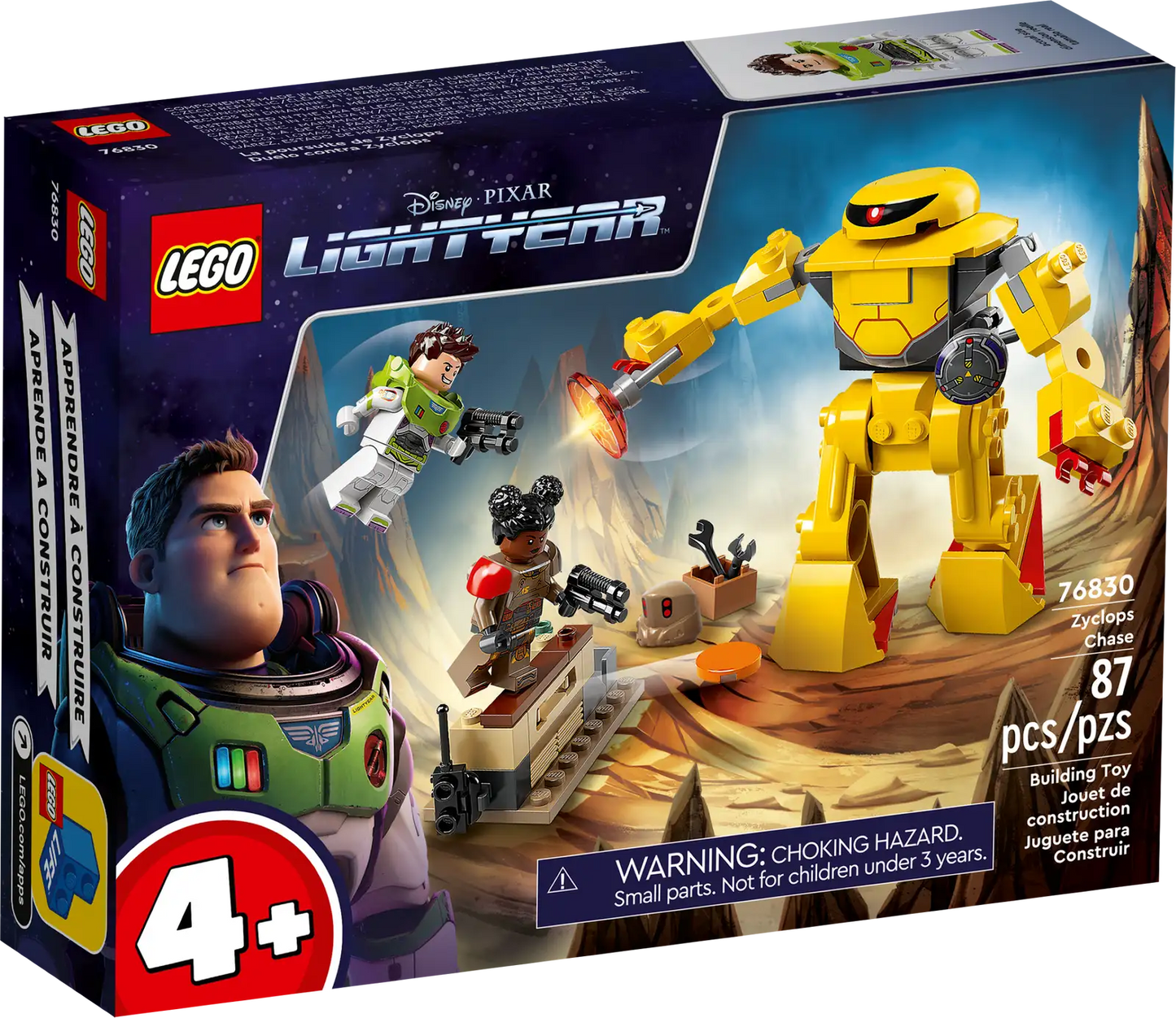 LEGO Disney Lightyear Zyclops Chase 76830