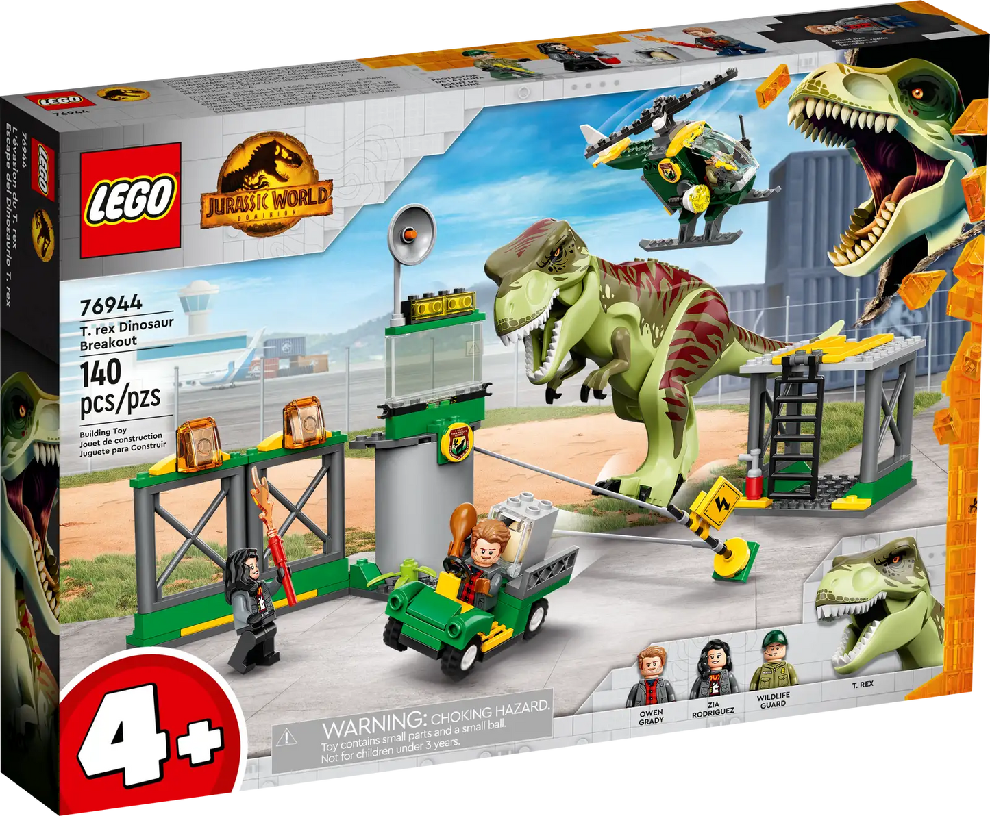 LEGO Jurassic World T. rex Dinosaur Breakout 76944