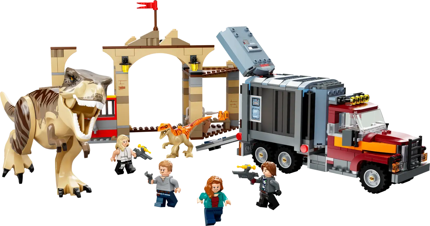LEGO Jurassic World T. rex & Atrociraptor Dinosaur Breakout 76948