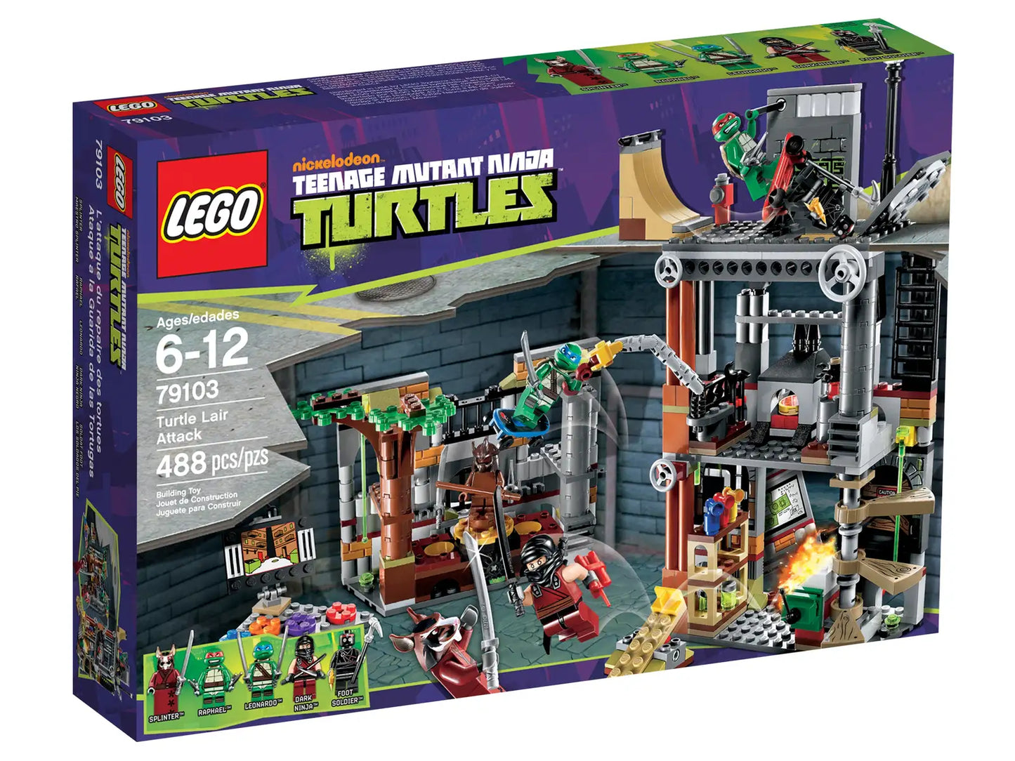 LEGO Teenage Mutant Ninja Turtles Turtle Lair Attack 79103