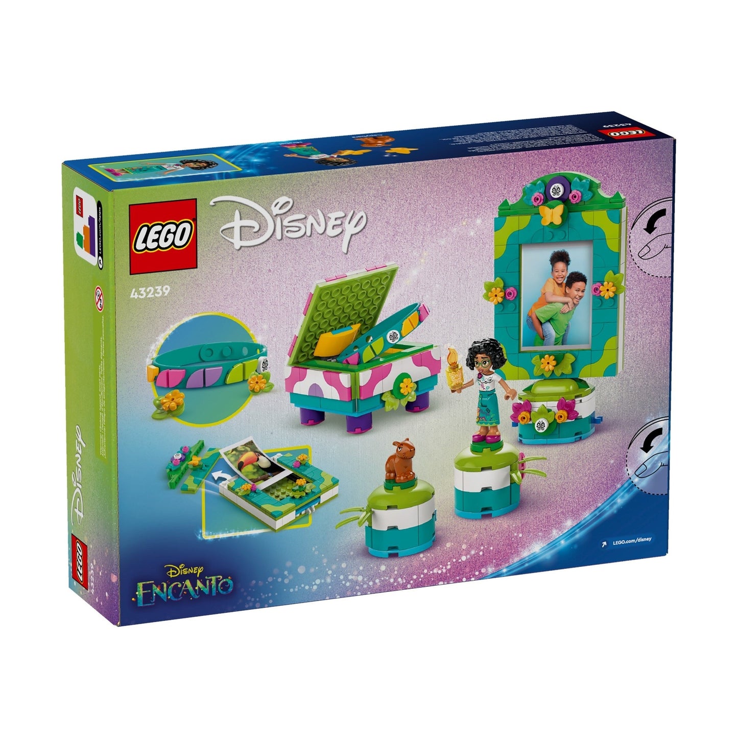 LEGO Disney Mirabel's Photo Frame and Jewellery Box 43239