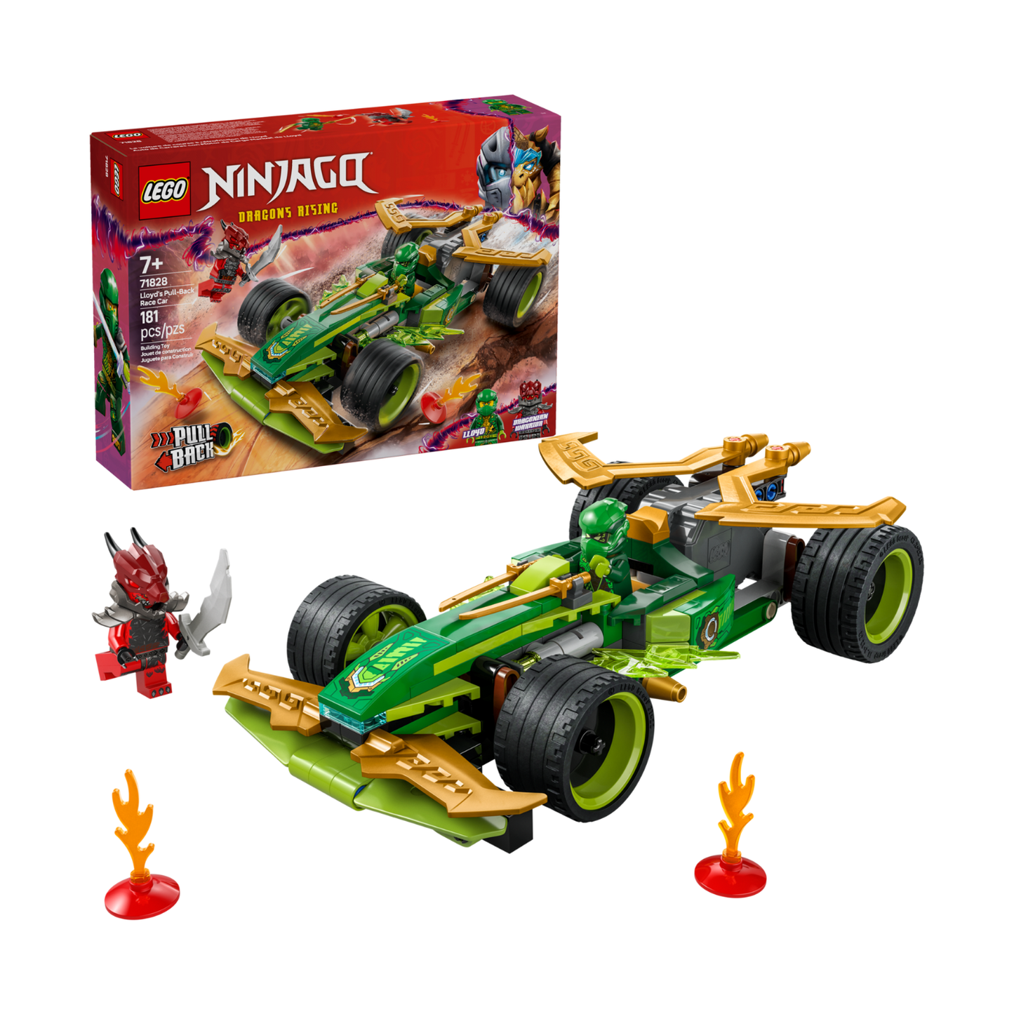 LEGO Ninjago Lloyd's Pull-Back Race Car 71828