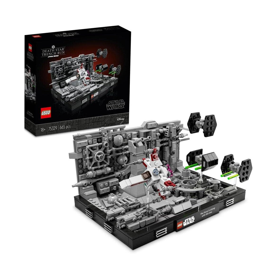 LEGO Star Wars Death Star Trench Run Diorama 75329