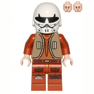 LEGO Star Wars Ezra Bridger - Dark Tan Vest, Helmet Minifigure sw0574a