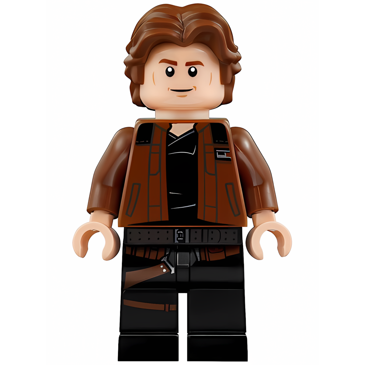 LEGO Star Wars Han Solo, Black Legs with Holster Pattern sw0921