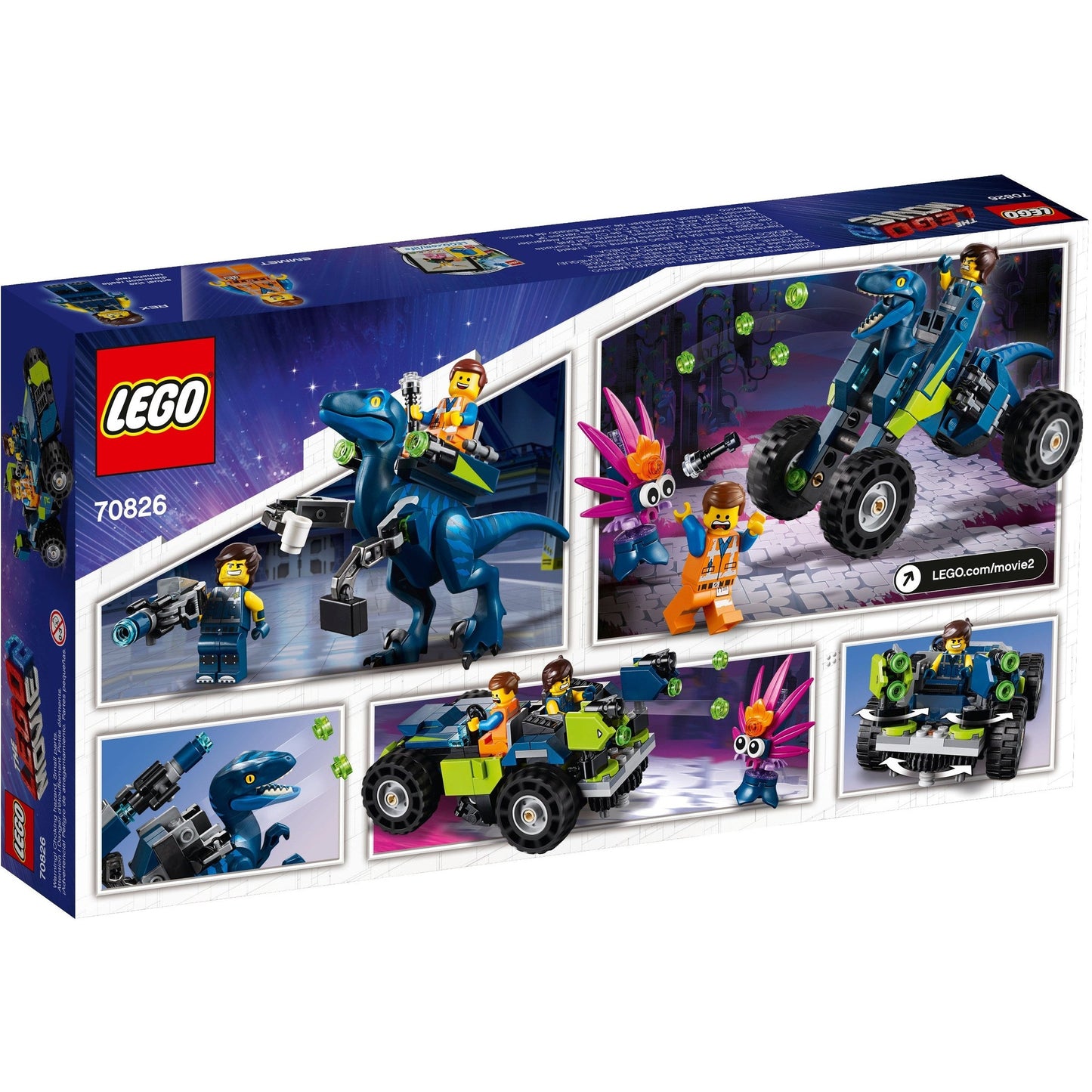 LEGO The LEGO Movie 2 Rex's Rex-treme Offroader! 70826