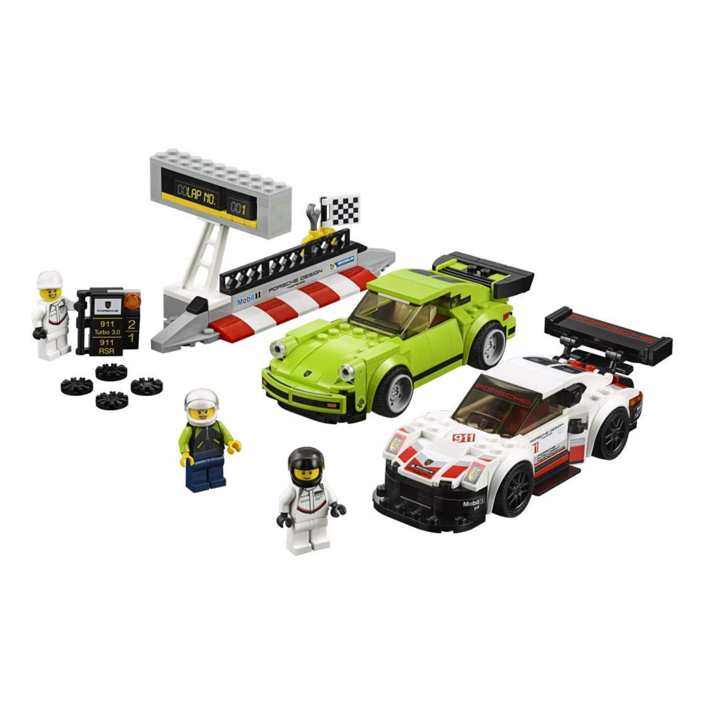 LEGO Speed Champions Porsche 911 RSR + 911 Turbo 75888