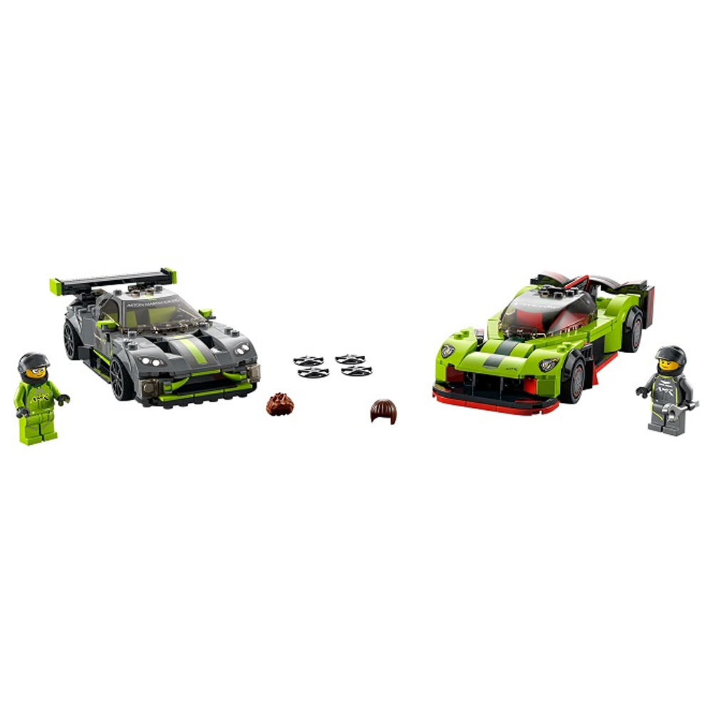 LEGO Speed Champions Aston Martin Valkyrie AMR Pro and Aston Martin Vantage GT3 76910