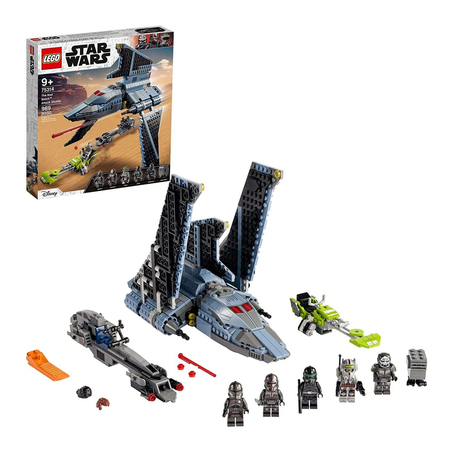 LEGO Star Wars The Bad Batch Attack Shuttle 75314