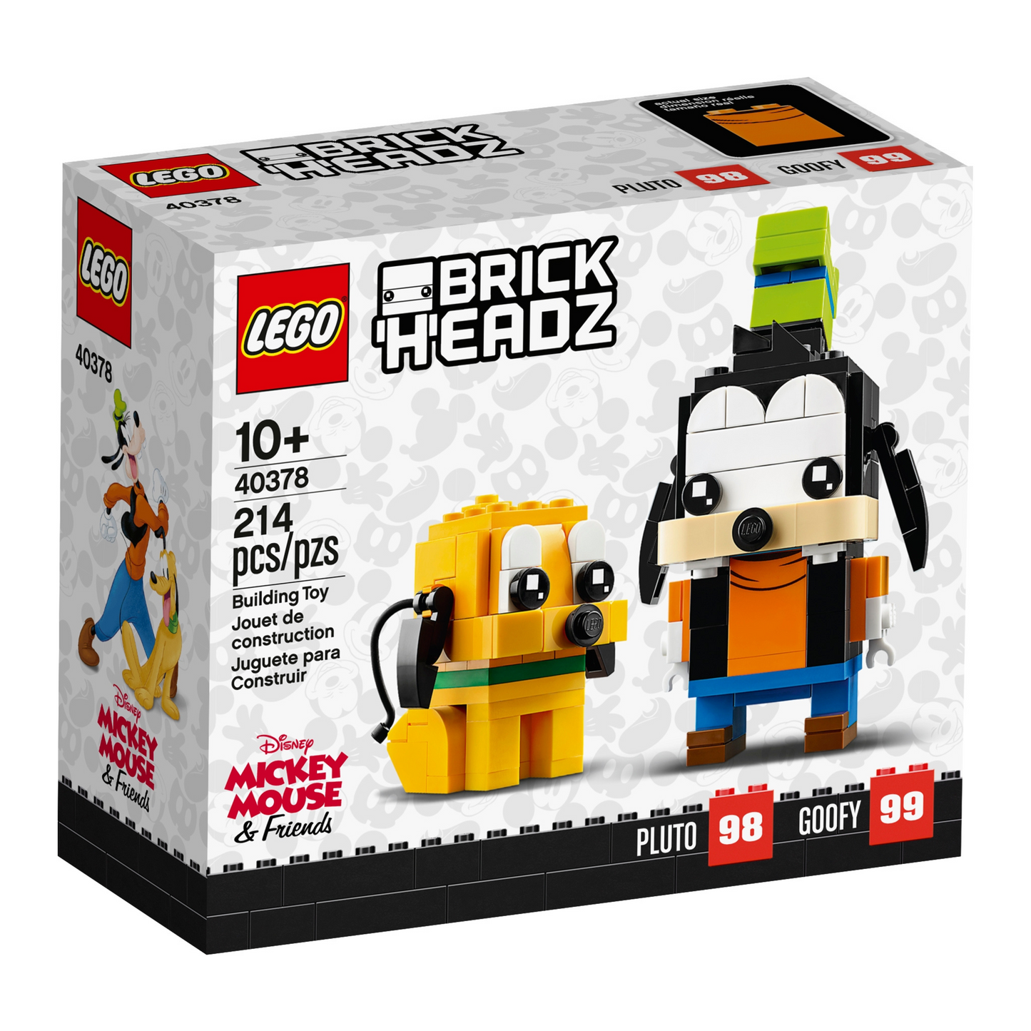 LEGO Brickheadz: Disney Pluto & Goofy 40378