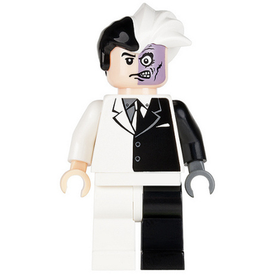 LEGO Super Heroes Two-Face - Plain White Hips bat004a