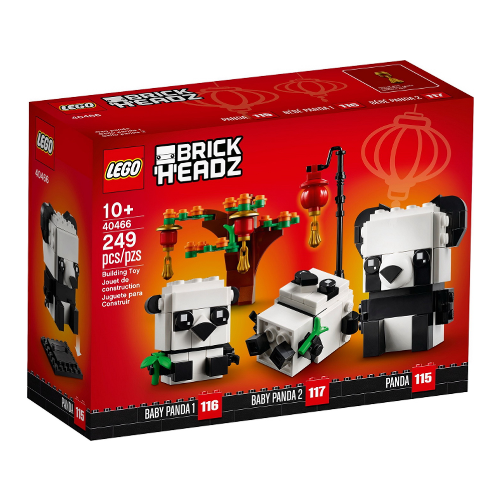 LEGO Brickheadz: Chinese New Year Pandas 40466