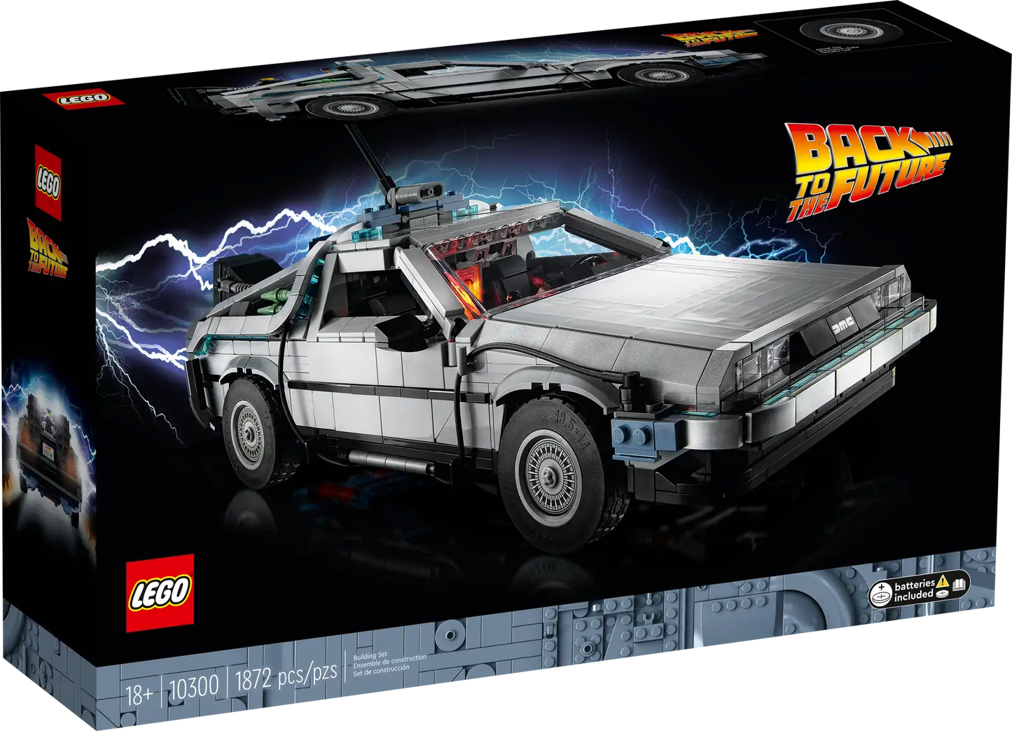 LEGO Icons Back to the Future Time Machine (DeLorean) 10300