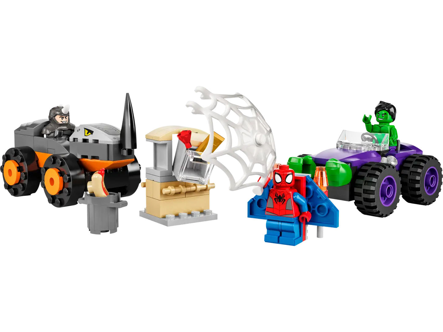 LEGO Spider-Man: Hulk vs. Rhino Truck Showdown 10782