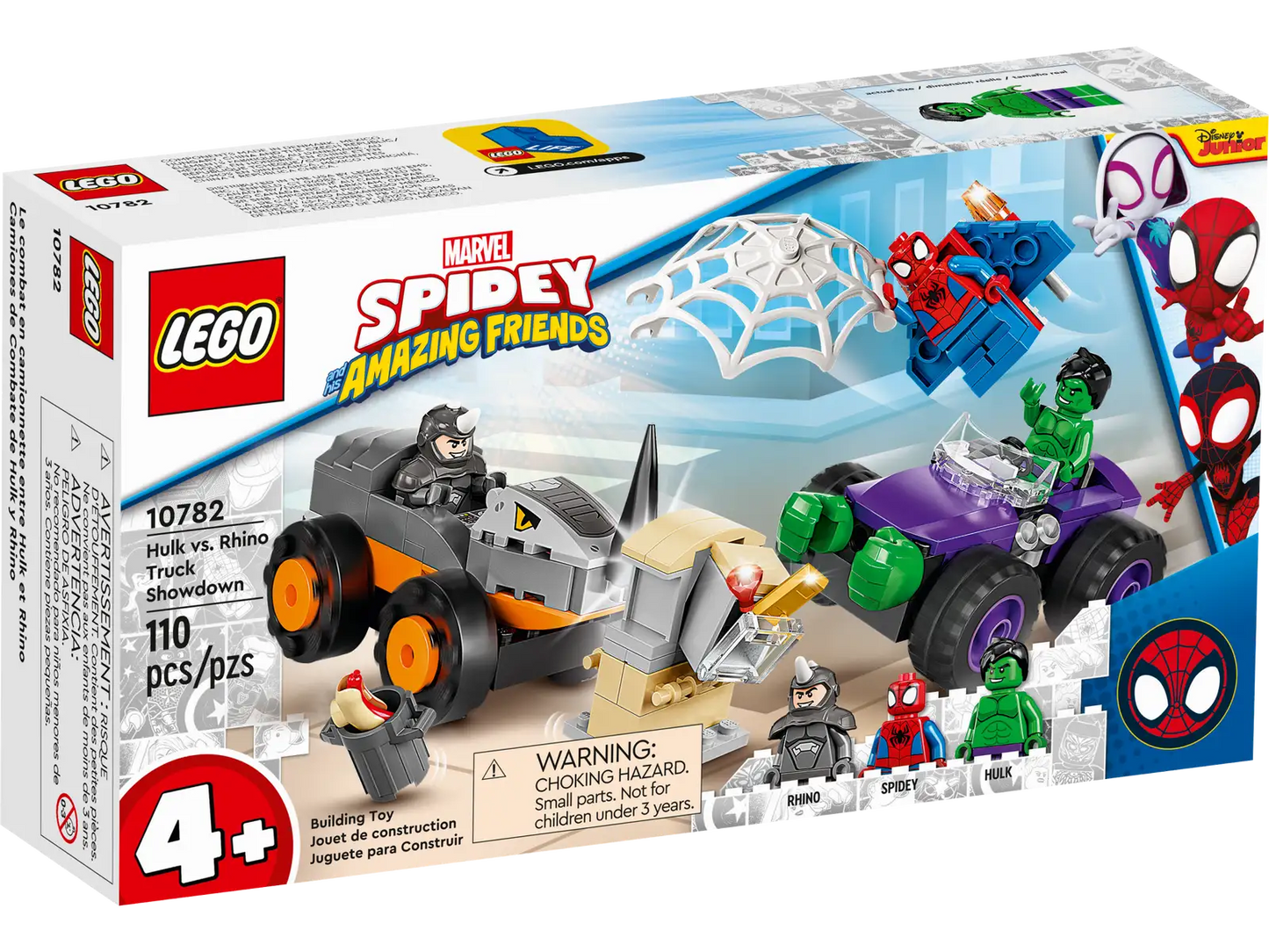 LEGO Spider-Man: Hulk vs. Rhino Truck Showdown 10782