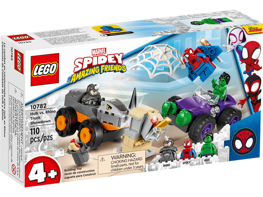 LEGO Spider-Man: Hulk vs. Rhino Truck Showdown 10782