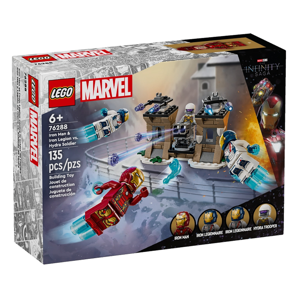LEGO Marvel Iron Man & Iron Legion vs. Hydra Soldier 76288