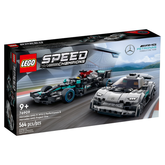 LEGO Speed Champions Mercedes-AMG F1 W12 E Performance & Mercedes-AMG Project One 76909