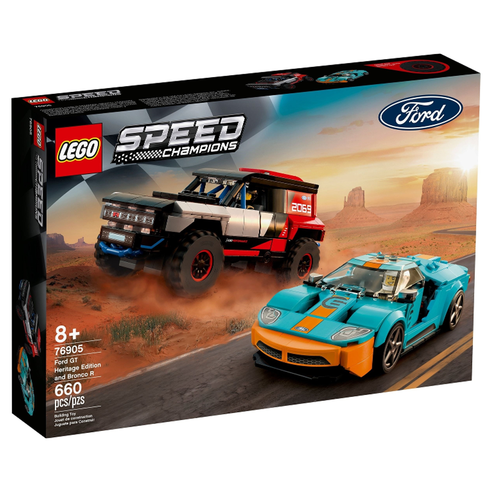 LEGO Speed Champions Ford GT Heritage Edition and Bronco R 76905