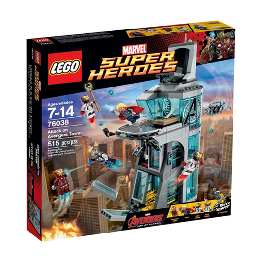 LEGO Marvel Attack on Avengers Tower 76038