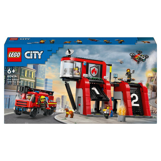 LEGO City Fire Station with Fire Truck 60414