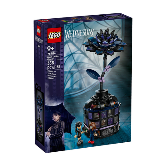 LEGO Wednesday Black Dahlia Flower 76784