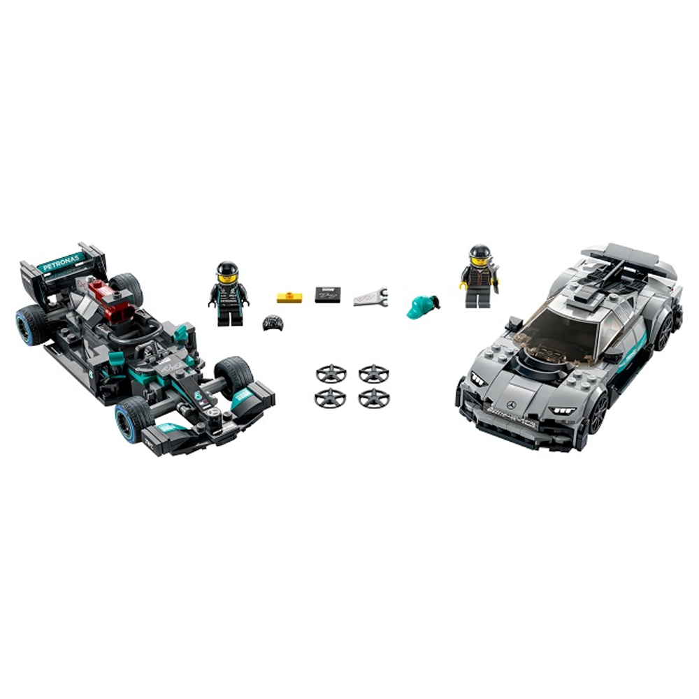 LEGO Speed Champions Mercedes-AMG F1 W12 E Performance & Mercedes-AMG Project One 76909