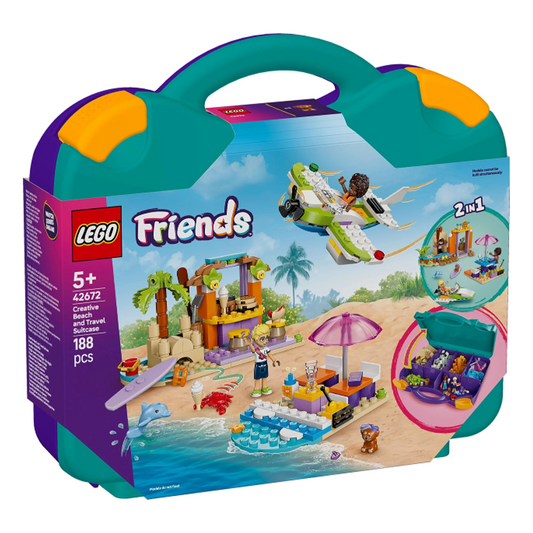LEGO Friends Creative Beach and Travel Suitcase 42672