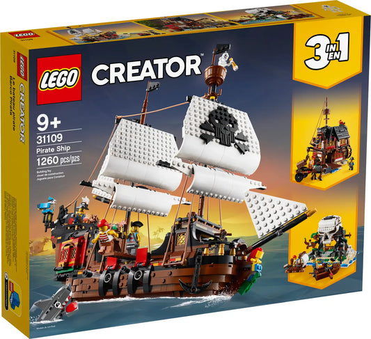 LEGO Creator Pirate Ship 3-in-1 31109