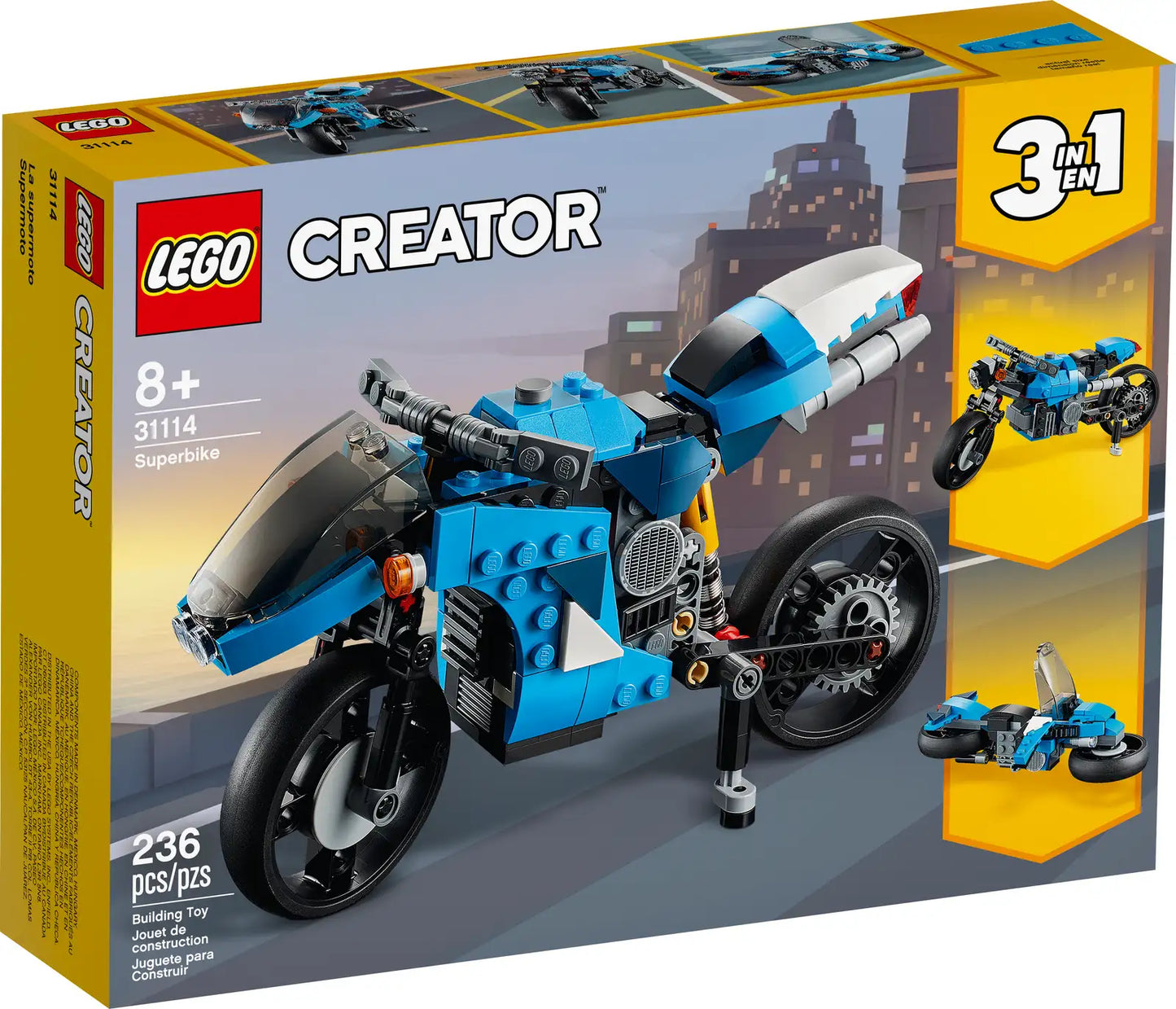LEGO Creator Superbike 3-in-1 31114