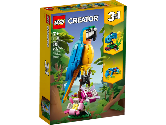 LEGO Creator Exotic Parrot 3-in-1 31136