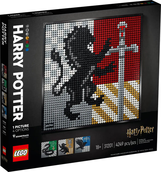 LEGO Harry Potter Art: Hogwarts™ Crests 31201