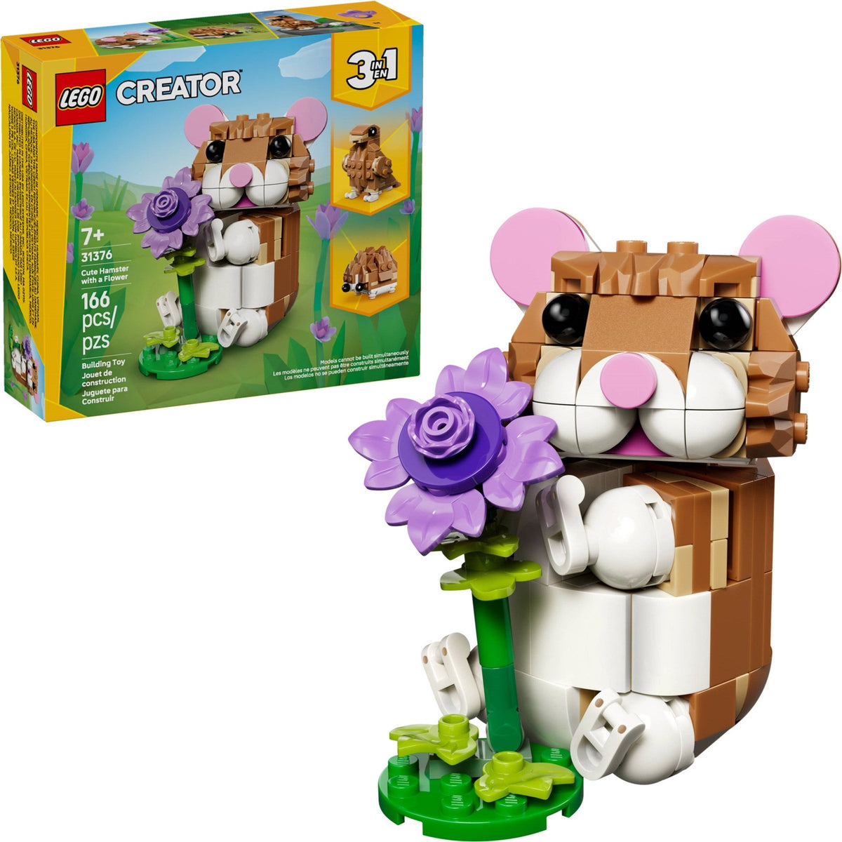 LEGO Creator Cute Hamster with a Flower 31376