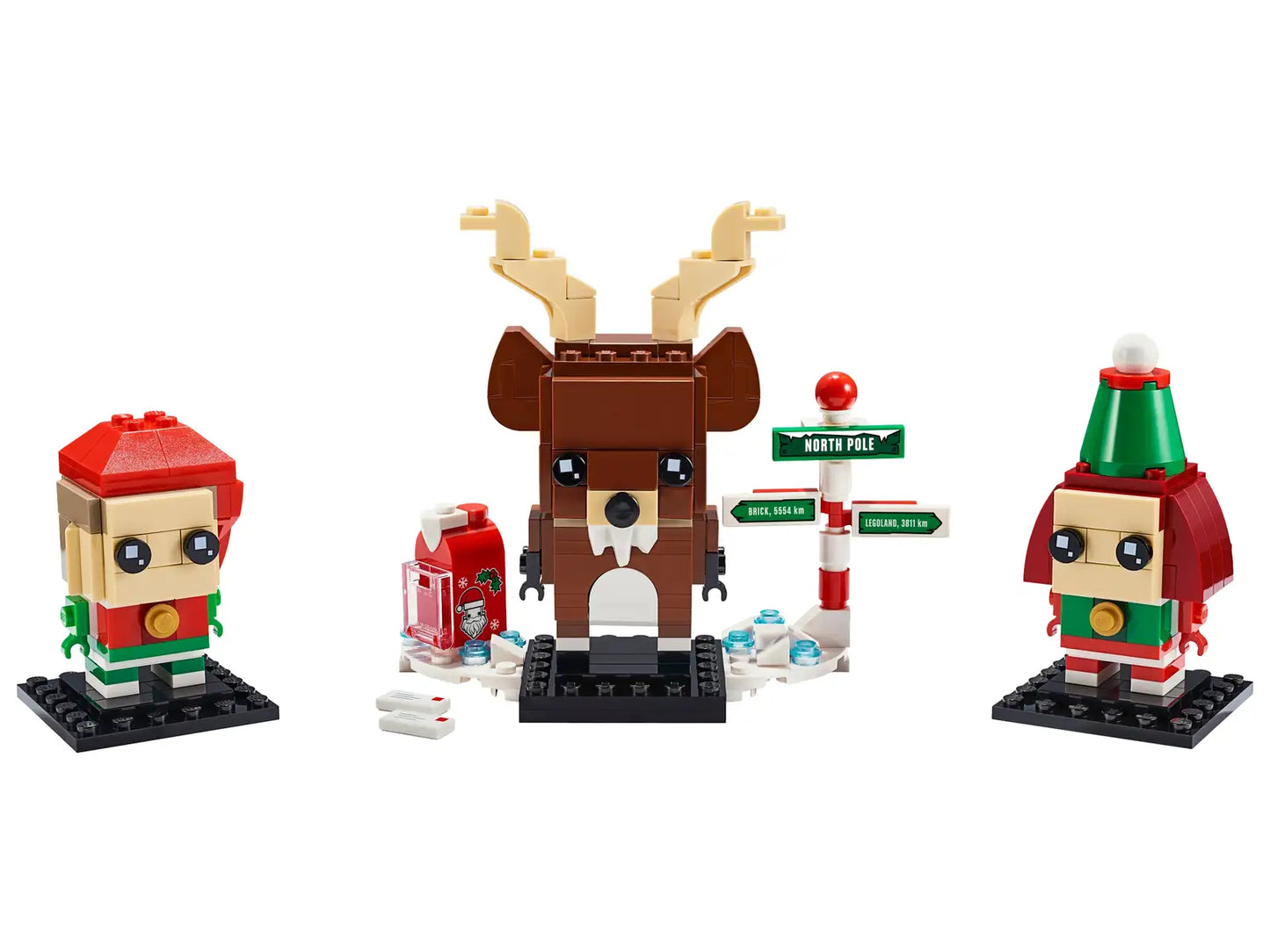 LEGO Brickheadz: Christmas Reindeer, Elf and Elfie 40353