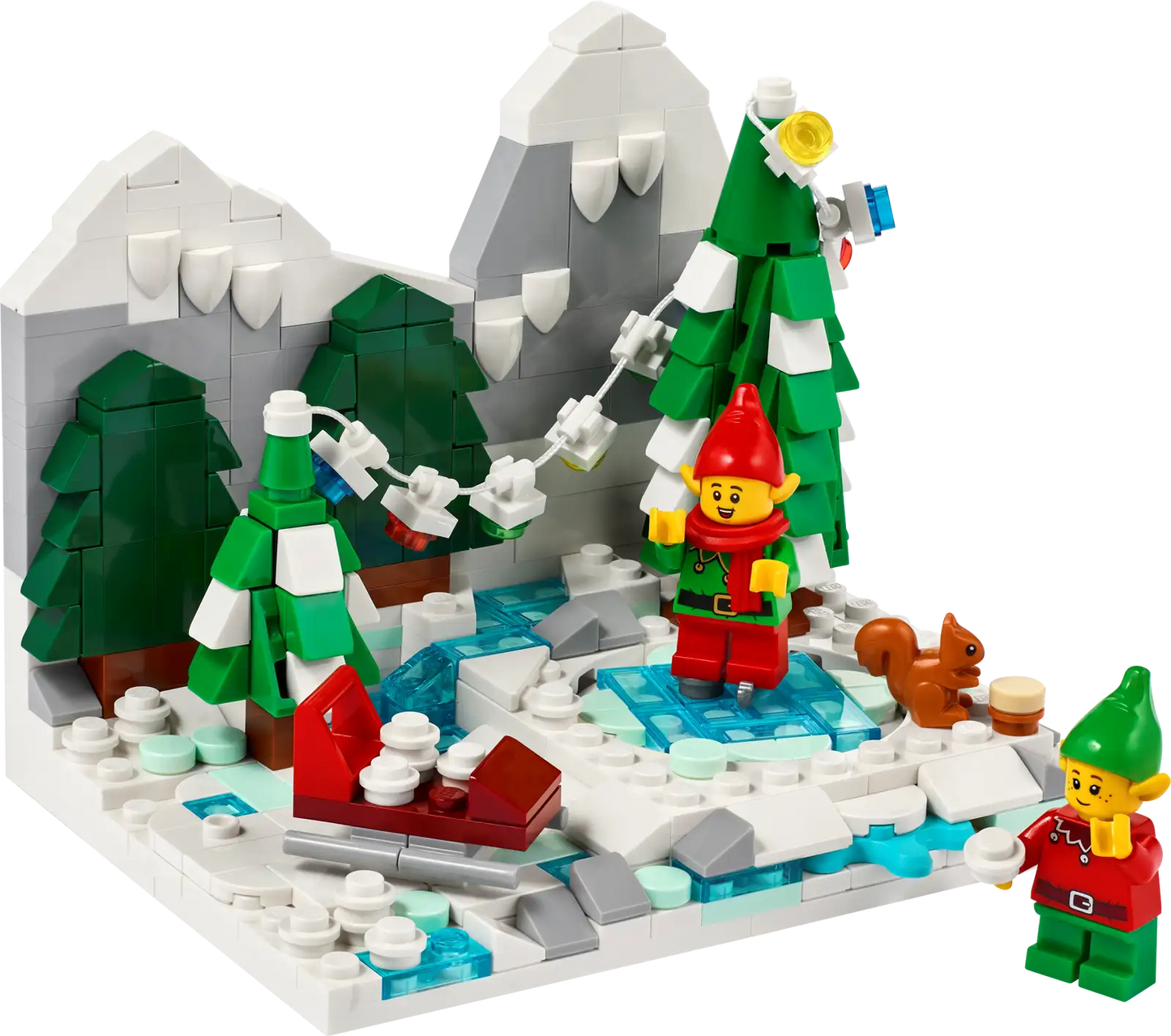 LEGO Christmas Winter Elves Scene 40564