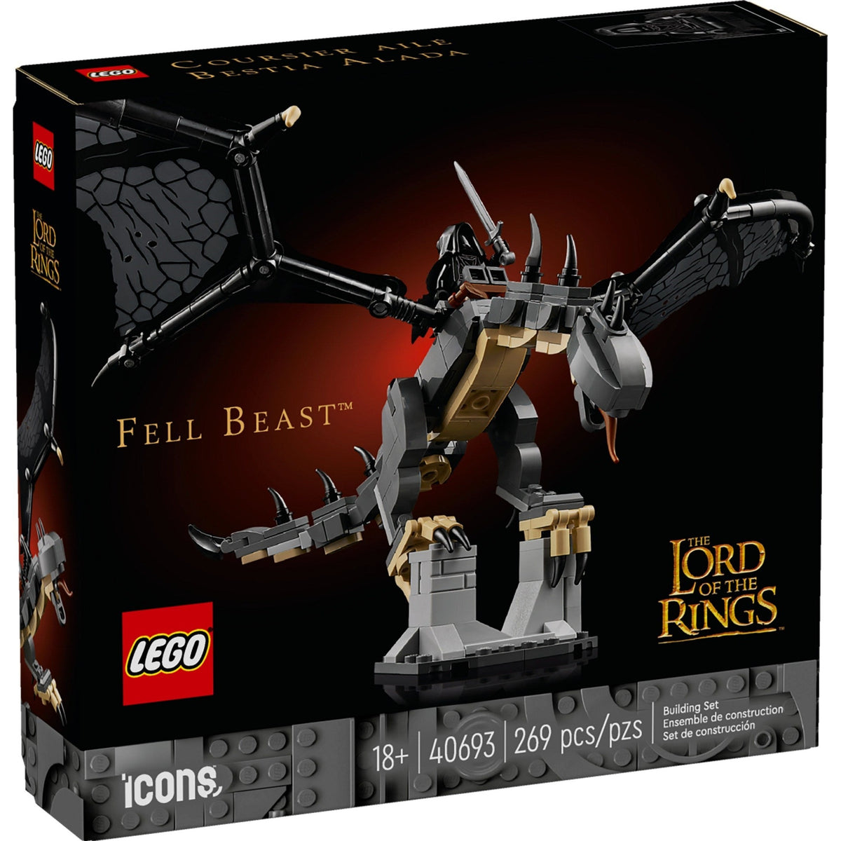 LEGO Icons The Lord of the Rings: Fell Beast 40693