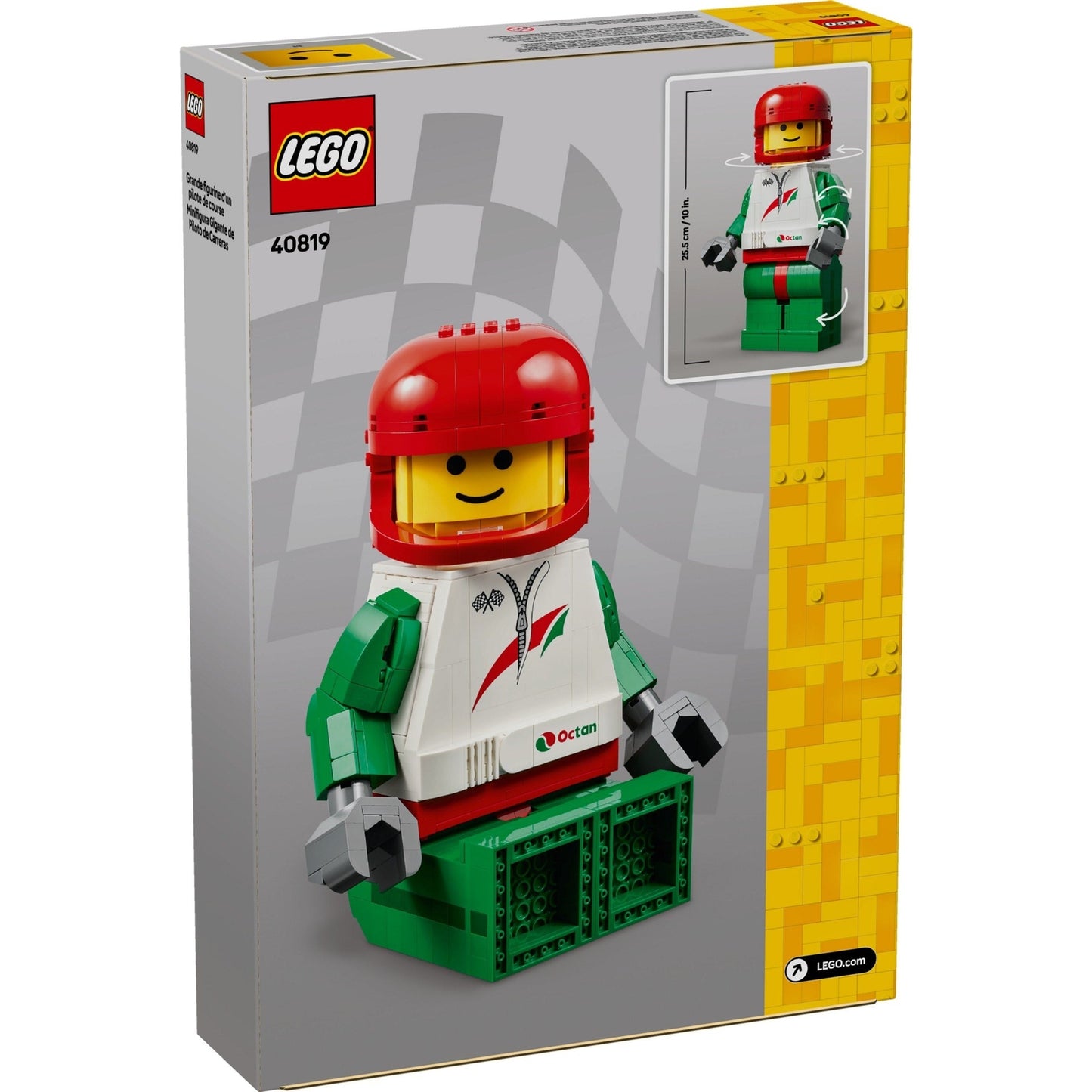 LEGO Miscellaneous Up-Scaled Racing Driver Minifigure 40819