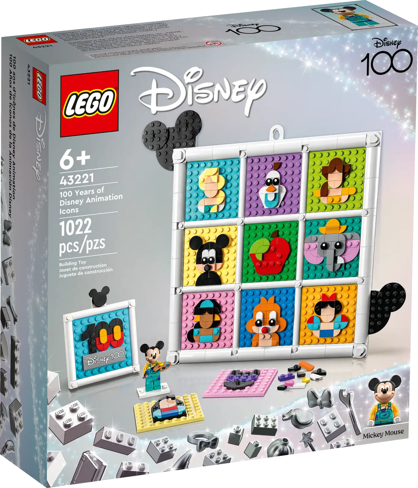 LEGO Disney 100 Years of Disney Animation Icons 43221
