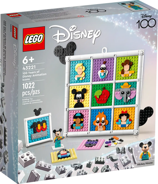 LEGO Disney 100 Years of Disney Animation Icons 43221